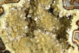 Polished, Crystal Filled Septarian Nodule - Utah #170013-3